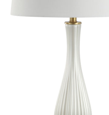 Gillian 33.7" Glass LED Table Lamp - JONATHAN Y